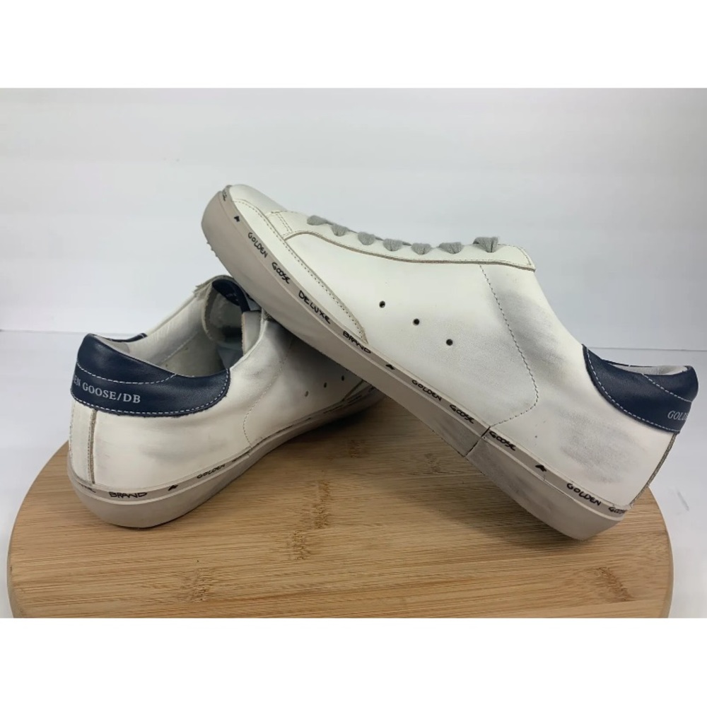 Golden Goose Hi Star Skateboarding  White Leather Women’s Size 40 - Picture 5 of 9